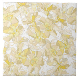 Azulejo De Cerâmica Flores de Oleander Suaves