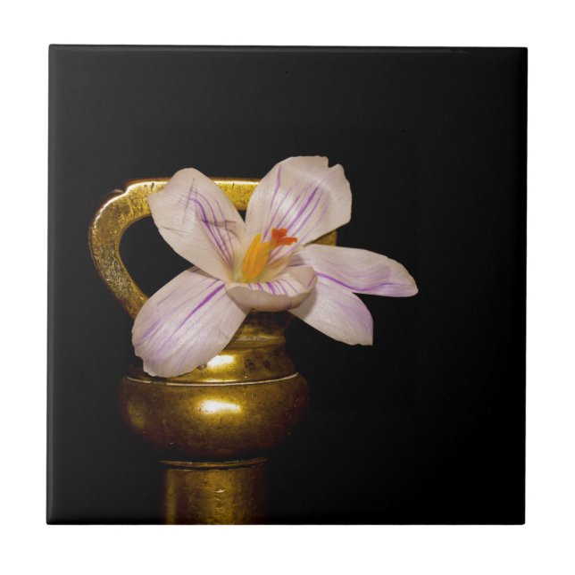 Azulejo De Cerâmica Flores de primavera (Frente)