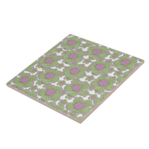 Azulejo De Cerâmica Flores de Verão