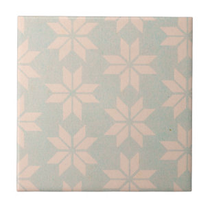 Azulejo De Cerâmica Flores delicadas de pastel