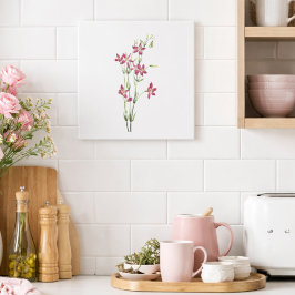 Azulejo De Cerâmica Flores Vintage - Centaurium por Mary Vaux Walcott