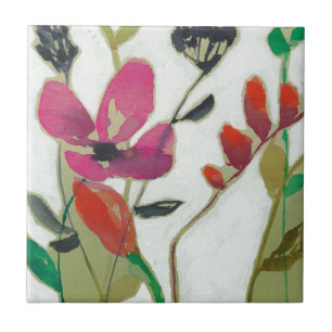 Azulejo De Cerâmica Flores Vivas I