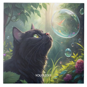 Azulejo De Cerâmica Floresta Negra Fantasy