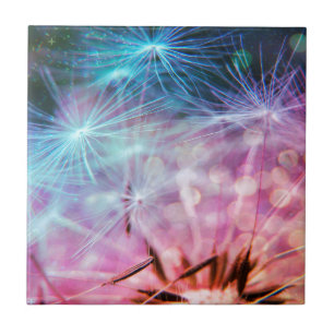 Azulejo De Cerâmica Flutuação colorida arco-íris dos sopros do