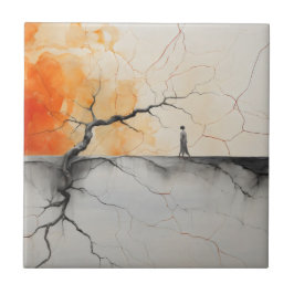 Azulejo De Cerâmica Fogo e gelo e quase nada legal 1