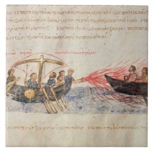 Azulejo De Cerâmica Fogo grego (velino)