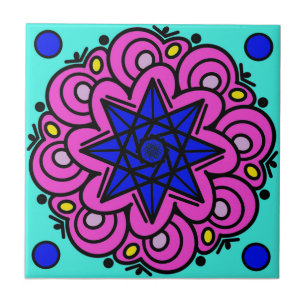 Azulejo De Cerâmica Foi Feito De Estrelas