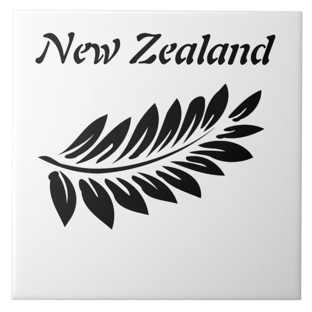 Azulejo De Cerâmica Folha da samambaia (Frente)