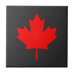 Azulejo De Cerâmica Folha de Mapeamento do Canadá