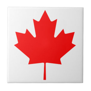Azulejo De Cerâmica Folha de Mapeamento do Canadá