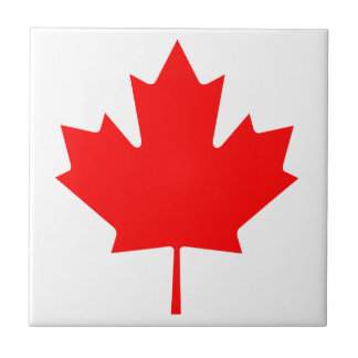 Azulejo De Cerâmica Folha de Mapeamento do Canadá