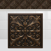 Folhagem do Renascimento Oxidada em Bronze Fundido