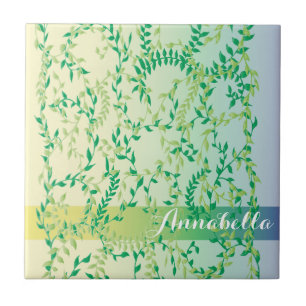 Azulejo De Cerâmica Folhas dançantes