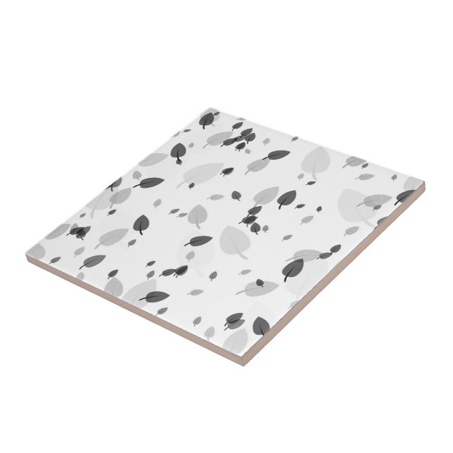 Azulejo De Cerâmica Folhas de cinza (Lateral)