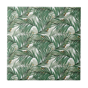Azulejo De Cerâmica Folhas de palmeira