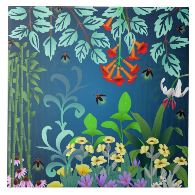 Azulejo De Cerâmica Foliage Skunk (Frente)