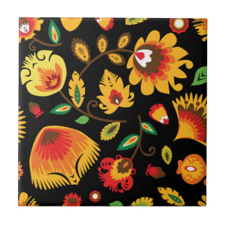 Azulejo De Cerâmica Folk Harvest Folklore