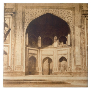 Azulejo De Cerâmica Fora do Taj Mahal, ilustrado provavelmente 'no pH