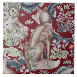 Azulejo De Cerâmica Forest Fox, William Morris