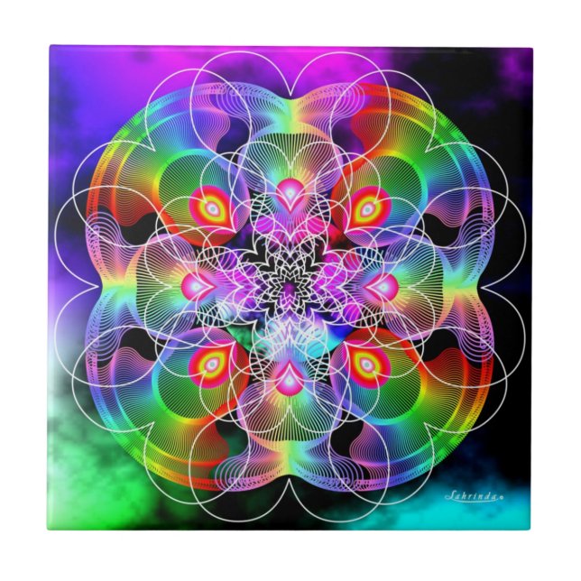 Azulejo De Cerâmica Forma do Coração (Frente)