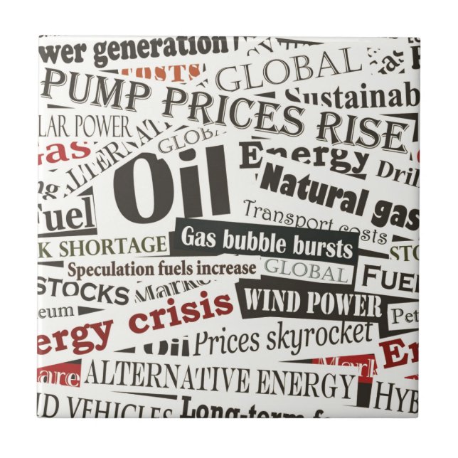 Azulejo De Cerâmica Forma do jornal (Frente)