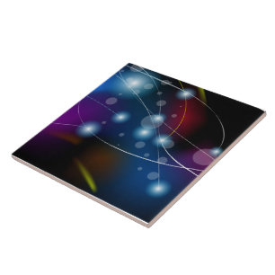 Azulejo De Cerâmica Forma retro feminino bonito legal da multa