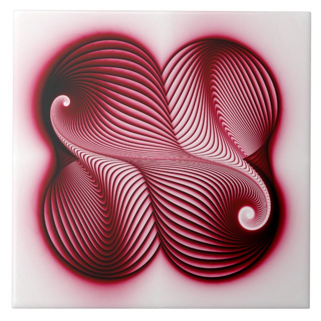 Azulejo De Cerâmica Forma vermelha integral (Frente)