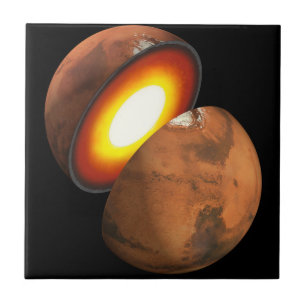 Azulejo De Cerâmica Formação De Corpos Rochosos No Sistema Solar.