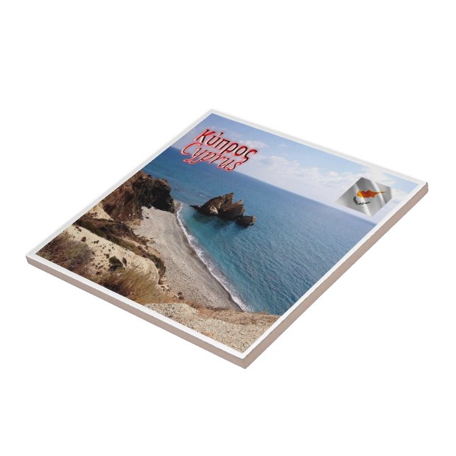 Azulejo De Cerâmica FORMAÇÕES DE ROCK zCY006 Chipre, (Lateral)