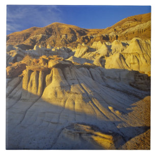 Azulejo De Cerâmica Formações rochosas em Drumheller Alberta, Canadá