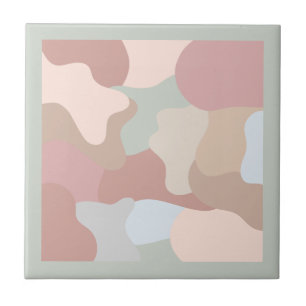 Azulejo De Cerâmica Formas de Tom da Terra