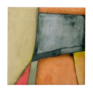 Azulejo De Cerâmica Formas Geométricas Coloridas Contemporâneas