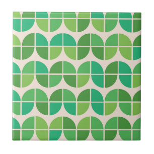 Azulejo De Cerâmica Formas geométricas modernas de meados do século