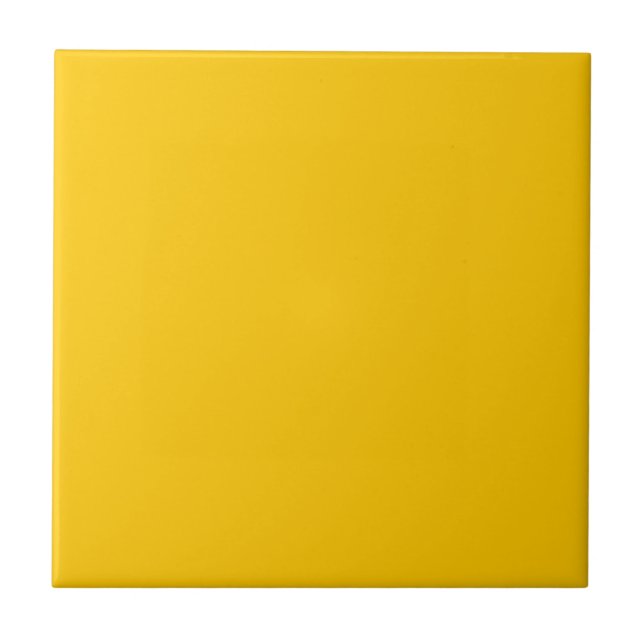 Azulejo De Cerâmica Forsythia Bright Yellow Square Kitchen e Bath (Frente)