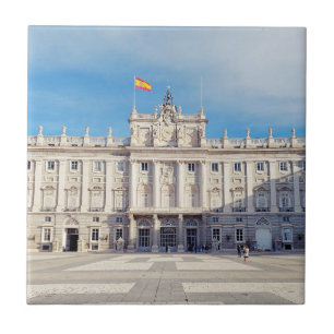 Azulejo De Cerâmica Fortaleza do Palácio Real da Espanha Madrid