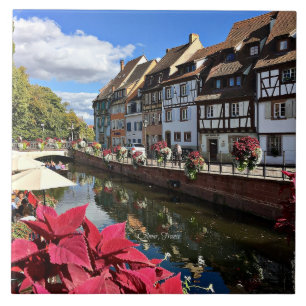 Azulejo De Cerâmica Foto Colmar Alsace France
