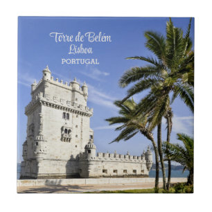 Azulejo De Cerâmica Foto da Torre Belém, Lisboa, Portugal