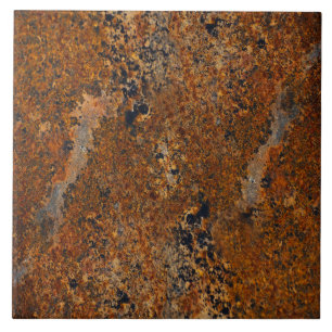 Azulejo De Cerâmica Foto de Abstrato natural da superfície da ferruge