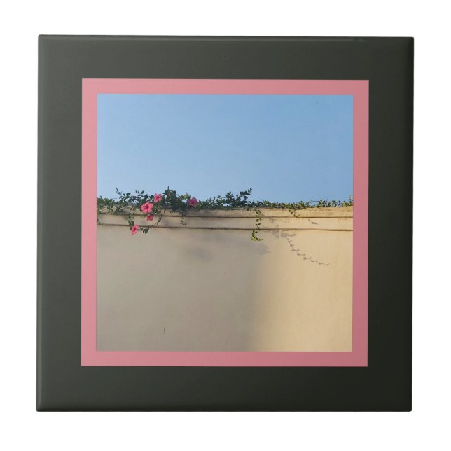 Azulejo De Cerâmica Foto de momento calmo (Frente)