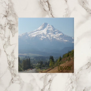 Azulejo De Cerâmica Foto do viagem da capa da montagem de Oregon