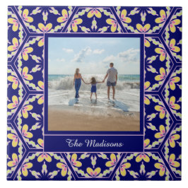 Azulejo De Cerâmica Foto feita sob encomenda espanhola mediterrânea do