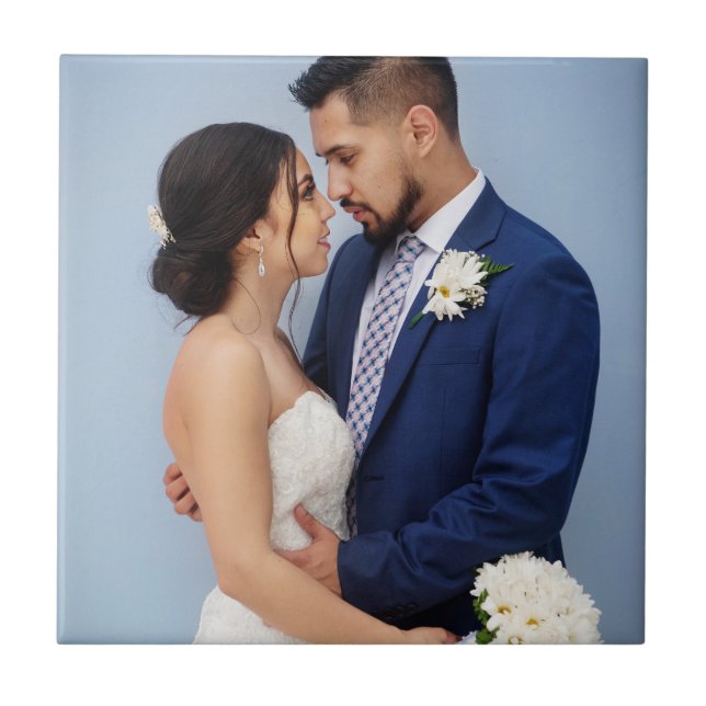 Azulejo De Cerâmica Foto Personalizada Moderna Personalizada (Frente)