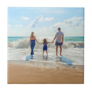 Azulejo De Cerâmica Foto Personalizada - Seu Próprio Design - A Melho