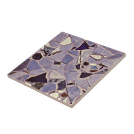 Azulejo De Cerâmica Foto Roxo Lilac Mosaico Terrazzo