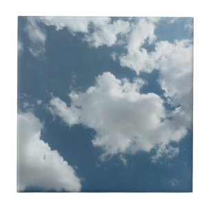 Azulejo De Cerâmica Fotografia Abstrata de Céu Nublado