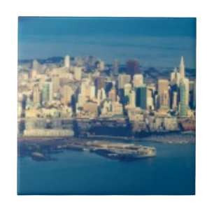 Azulejo De Cerâmica Fotografia aérea do San Francisco Bay