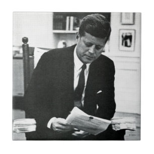 Azulejo De Cerâmica Fotografia de John F. Kennedy 2