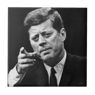 Azulejo De Cerâmica Fotografia de John F. Kennedy 3