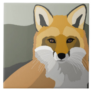 Azulejo De Cerâmica Fox 2 design animal