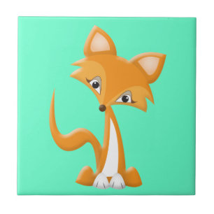Azulejo De Cerâmica Fox Foxy dos desenhos animados